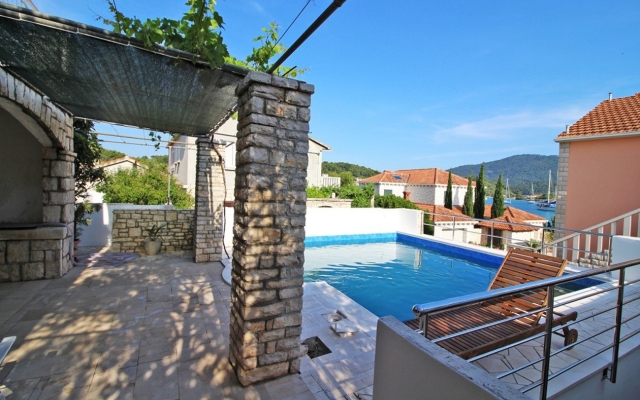 Holiday house Gradina 1 - private pool: Cove Gradina (Vela Luka), Island Korcula