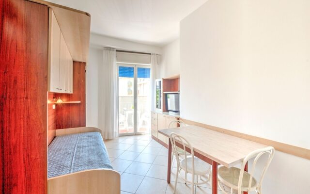 Homely Apartment In Rimini With Balcony