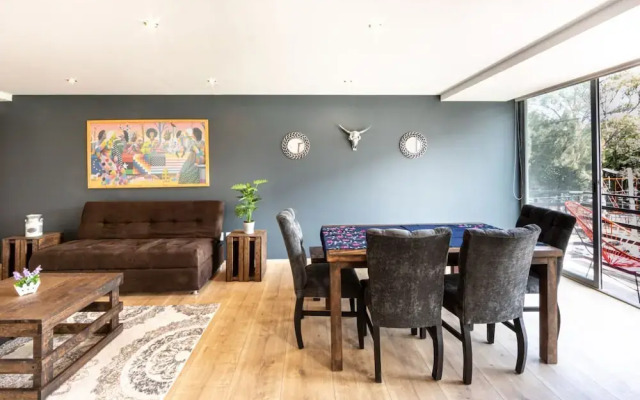 New Park Front Terrace Apt Near Polanco