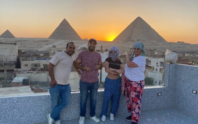 Middle East Pyramids View
