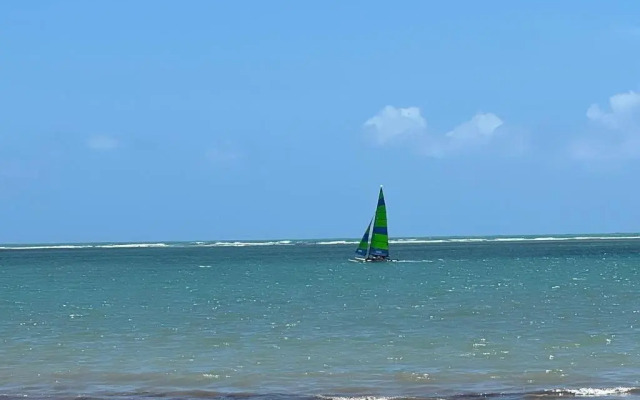 Pé na areia em Ponta de Campina, Paraíba