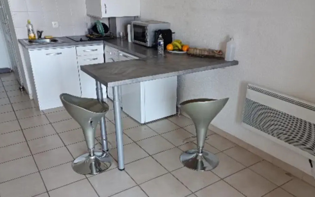 Joli studio bord de mer climatisé