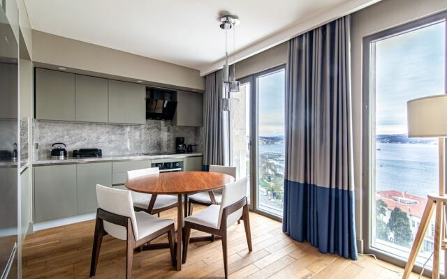 Flat With Panoramic Bosphorus View in Cihangir