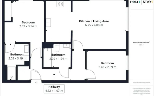 Host Stay Newport House Apartment