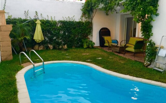 Villa with 4 Bedrooms in Dar Bouazza, Tamaris, with Private Pool, Enclosed Garden And Wifi - 200 M From the Beach