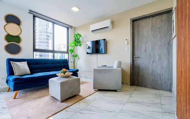 w Sophisticated 1BR w High-rise View in Calle 50