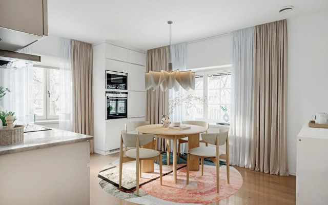 Unique area, two floored wind apartment