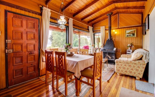 Casa Campestre frente al Lago Calafquén