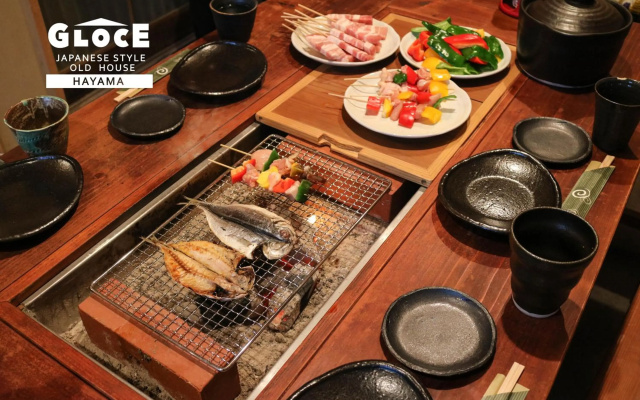 Gloce Hayama Old Folk House|with Sunken Hearth – Meal – Hayama