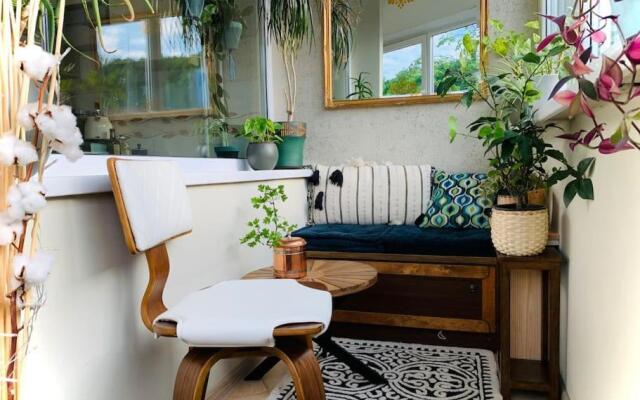 Three bedroom with two terraces for 7people+baby