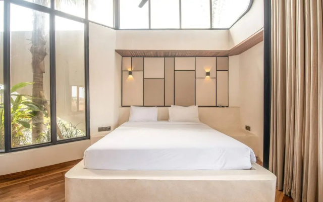 BAZ Villa 14 Studio 4 L 1BR Loft Art Deco Shared Pool 700m to Echo Beach – Guest Rooms – Pererenan