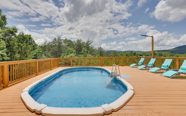 Private Saltwater Pool: Mtn-view Copperhill Home