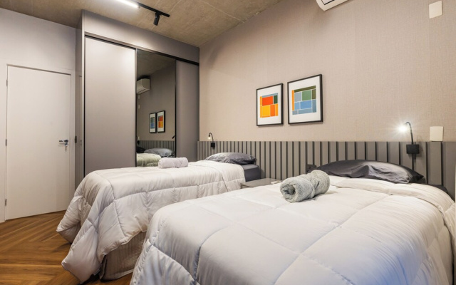 StayHome Duplex Luxuoso 105m2 Faria Lima