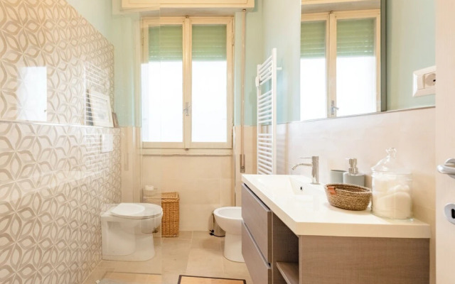 Stylish flat balcony near Rapallo Castle