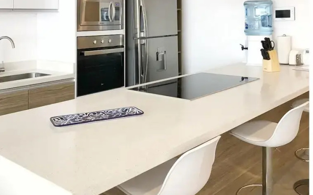 Luxe Condos Complex with Roof Pool