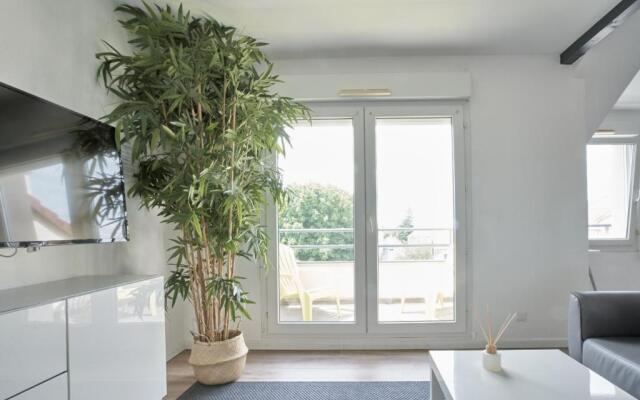 Appart Balcon 10 mins Disneyland 2CHB QuartierChic