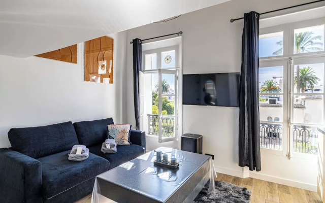 Quiet and Luxurious Apartment - Cannes Center - 1br/4p