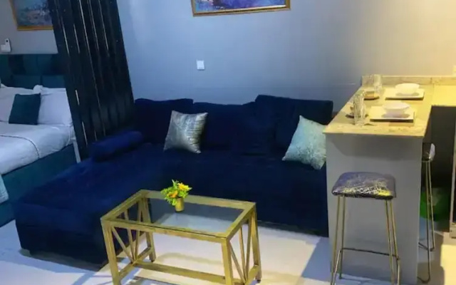 Open plan studio apartment unit