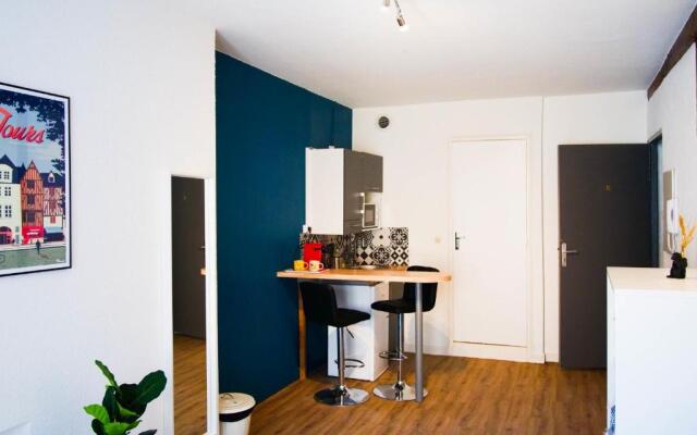 Le Tourangeau - Grand studio cosy en hypercentre