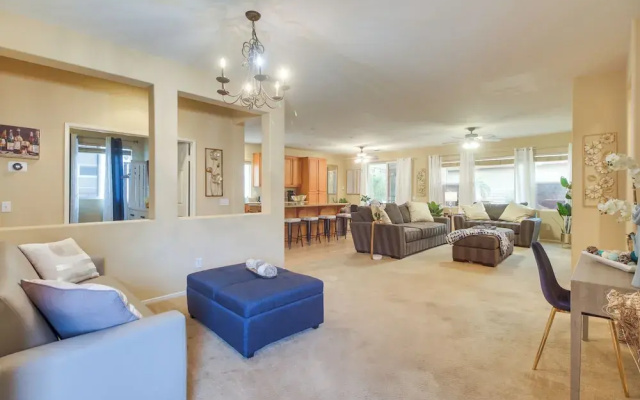 1 Mi to Empire Polo Club: Spacious Indio Home!