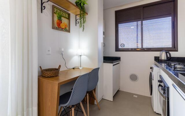 Belo apto pé na areia em Bombinhas CSD301