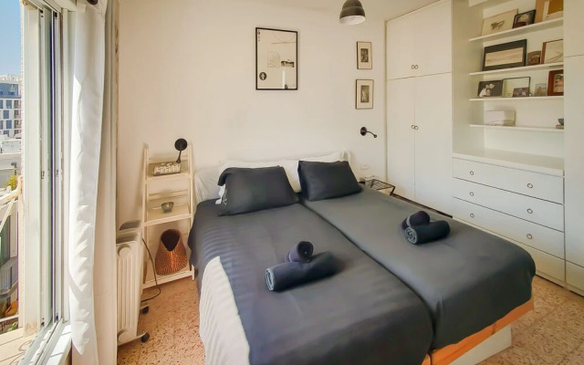 5min walk beach - Pkg - Bialik Square #TL2