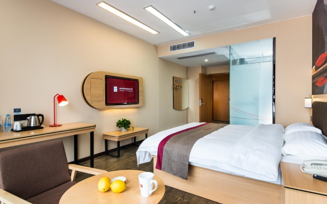 Thank Inn Plus Hotel Sichuan Ziyang Anyue County Ningdu Avenue Oucheng – Guest Rooms – Ziyang