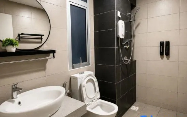 PlayNest @ Mirai | Kids Pool | Toys | Family Stay – Bathroom – Kajang