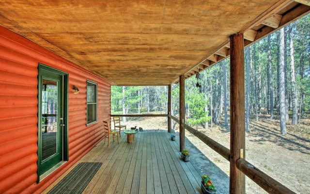Private South Boardman Cabin on 10 Forest Acres!