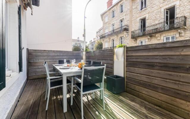 POP KEYWEEK Apt 3 bedrooms with terrace & parking Biarritz city center