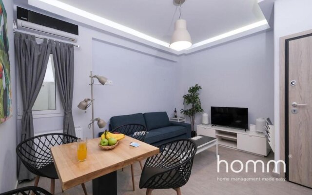 Stylish homm 1BD Apartment in Agiou Louka str 4ppl