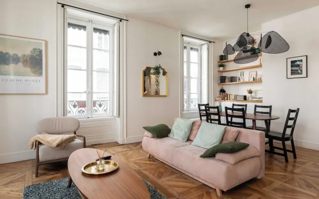 Luminous Apartment 2br/4p - Bellecour/place Ampere