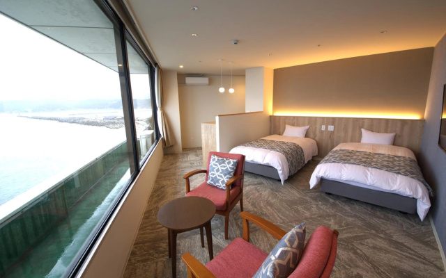 Kada Onsen Seaside Hotel Kada Kaigetsu – Guest Rooms – Wakayama