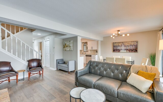 Riverfront Champlin Townhome w/ Deck & Water View!