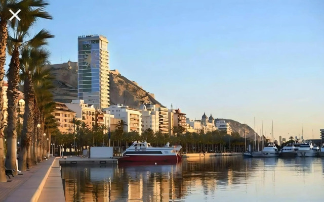 Lux City Loft in front of the Port