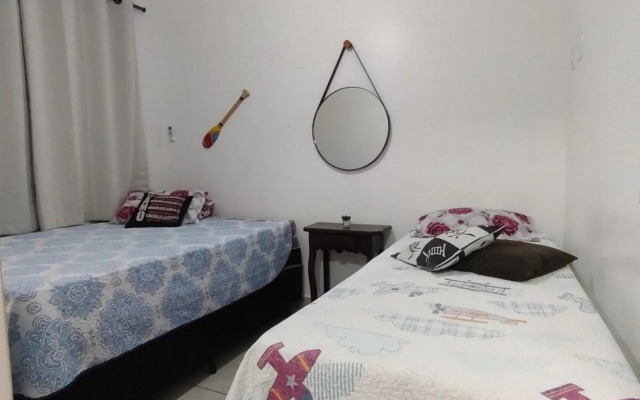 Apartamento com piscina e churrasqueira em Ubatuba