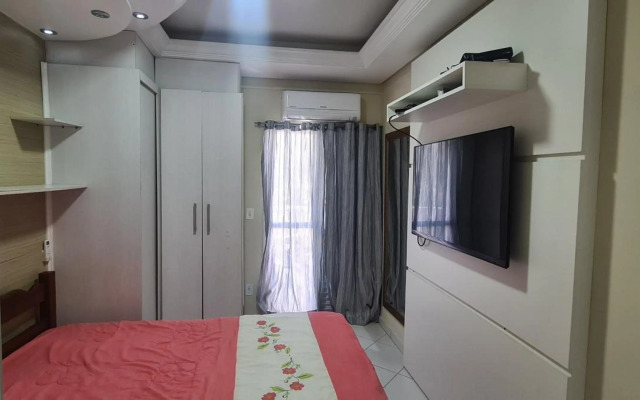 Apartamento em Caraguatatuba em Frente a Praia para 9 pessoas