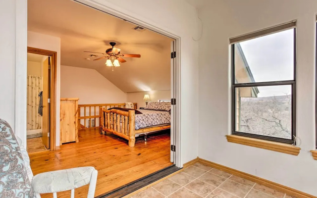 Medicine Park Cabin Rental w/ Mountain View