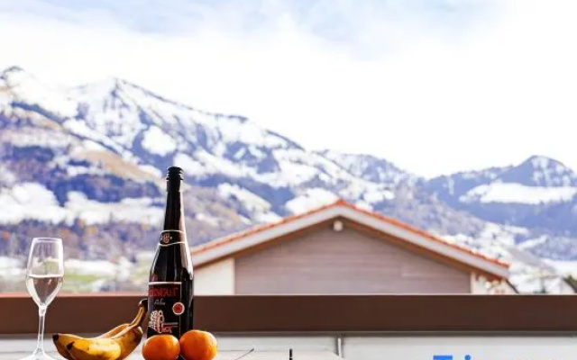 Swiss Alps Gruyère – 3BR, BBQ and parking – Meal – Haut-Intyamon