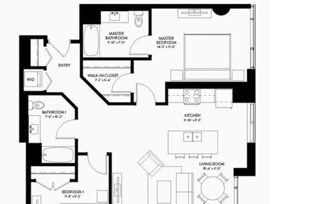 Mag Mile Retreat Stunning Views High-end 2BR