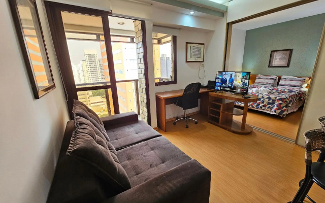 Flat Qi Ibirapuera com Sacada Uh-2307