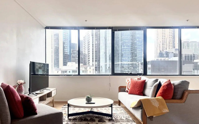 Stylish 2 Bedroom APT With CBD View Southbank