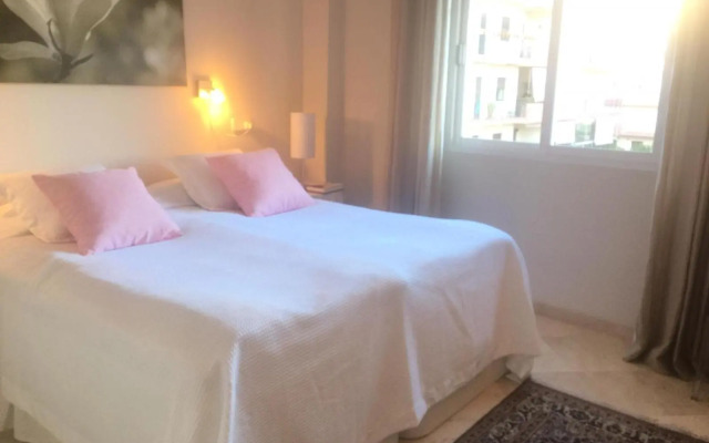 Marbella downtown next to the sea