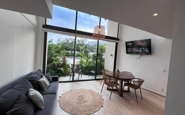 Modern apartment in Tulum trendy zone