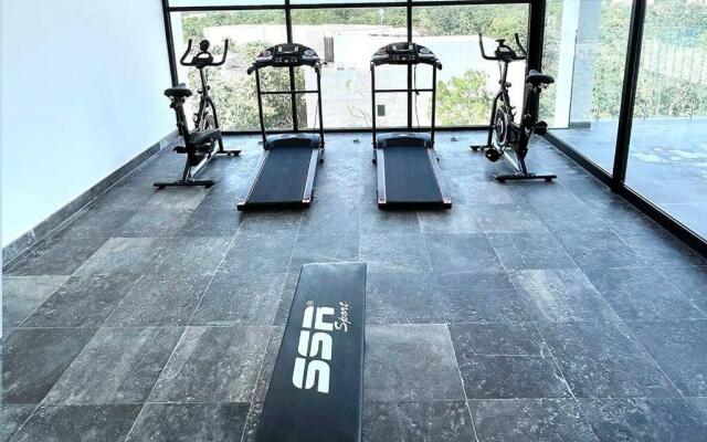 Fresh and Stylish Studio Aldea Zama rooftop pool Mya 109