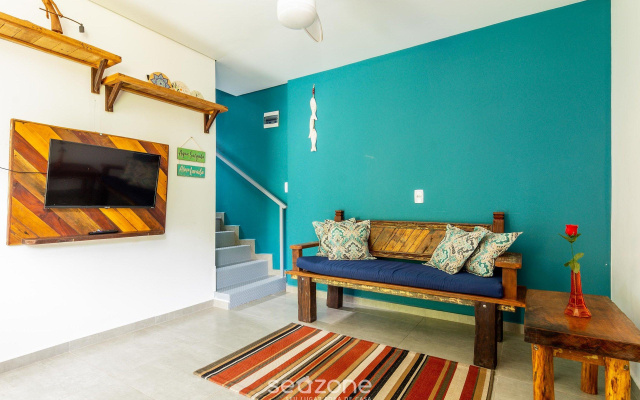 Casa 3Q c/ churrasq. 800m da praia RJU8301