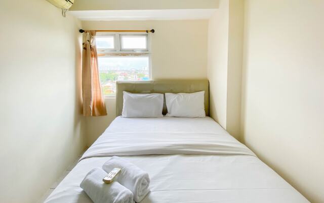 Homey And Comfort 2Br Green Pramuka City Apartment