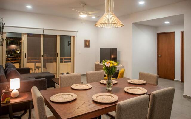 Serene modern condo, 2 BD & snorkel & 200 MB WIFI