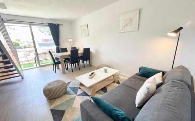 T3 Duplex Top Cosy Balcon 300m des plages