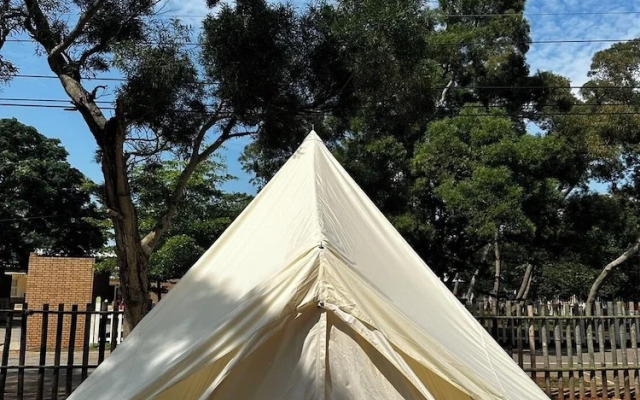 Touching camping